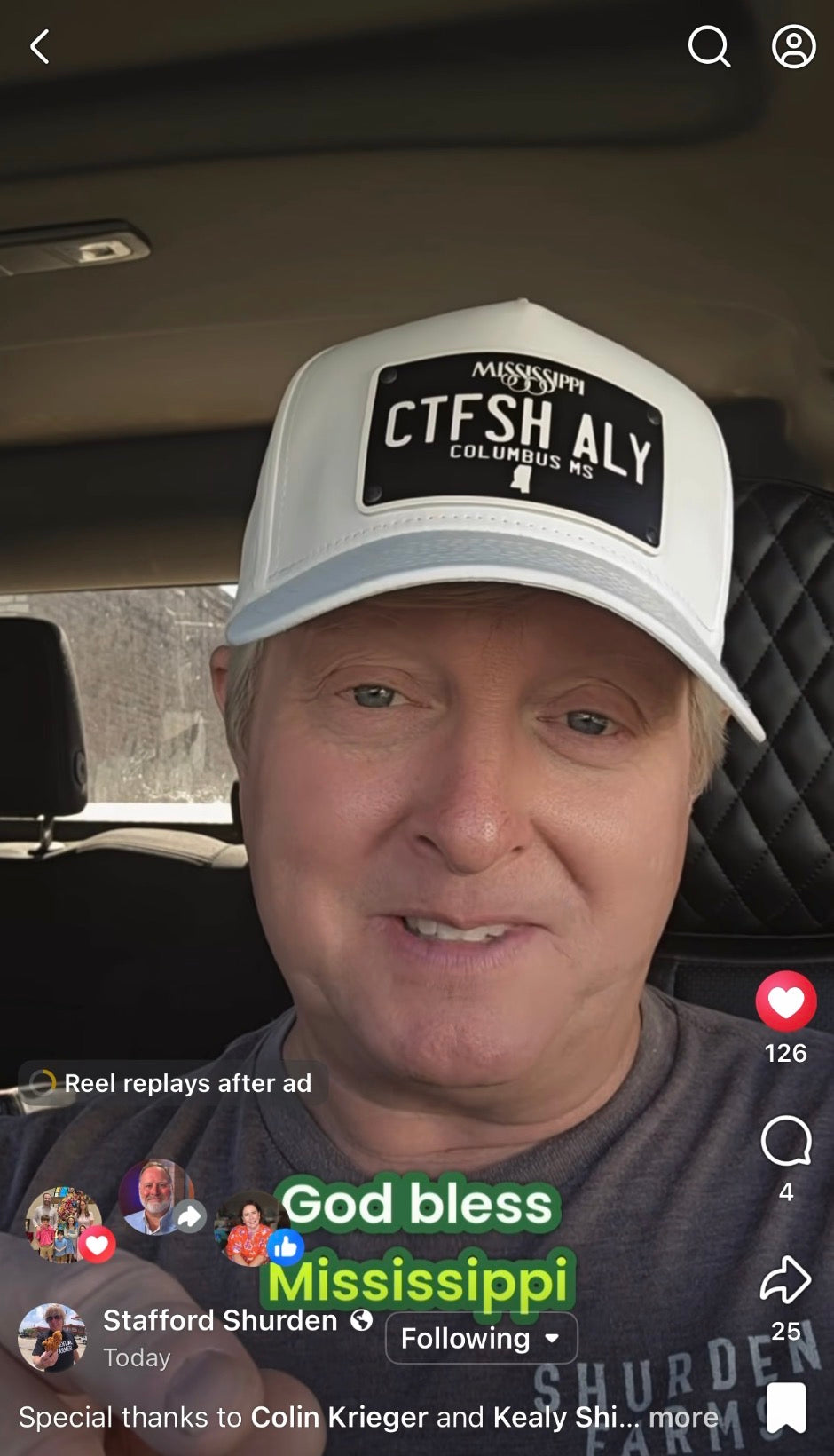 Catfish Alley License Plate Hat