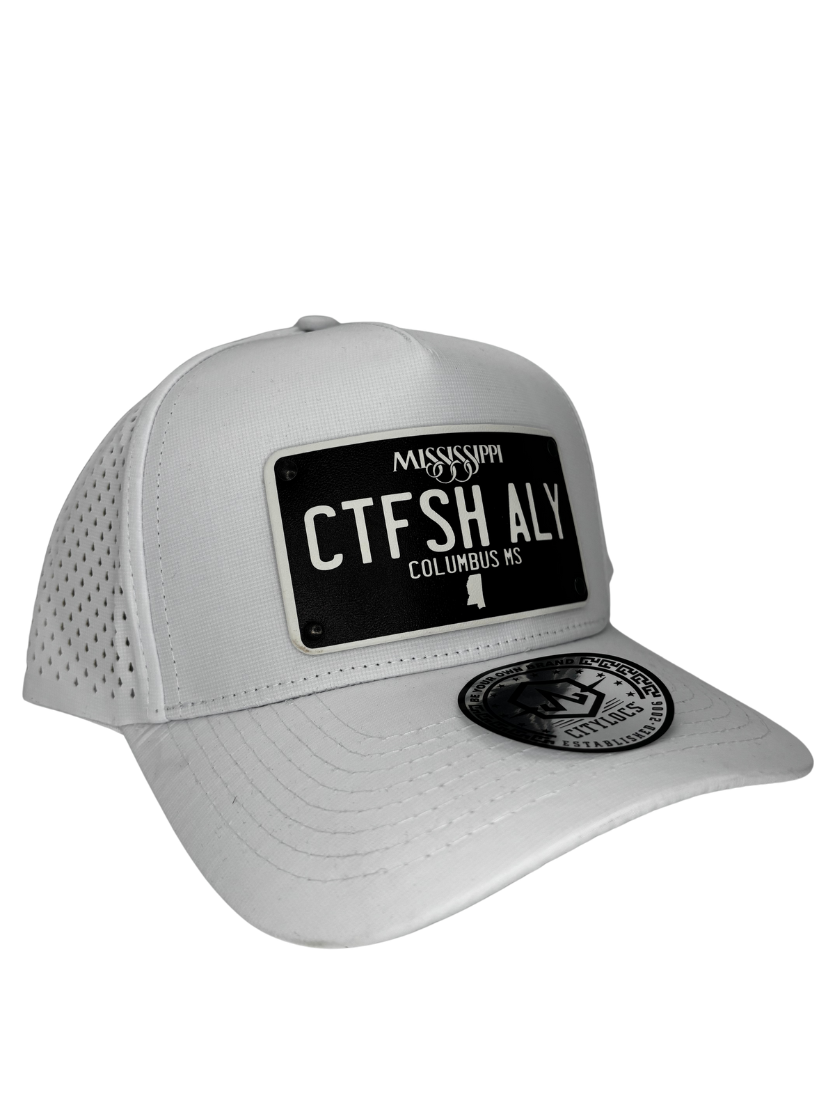 Catfish Alley License Plate Trucker Hat