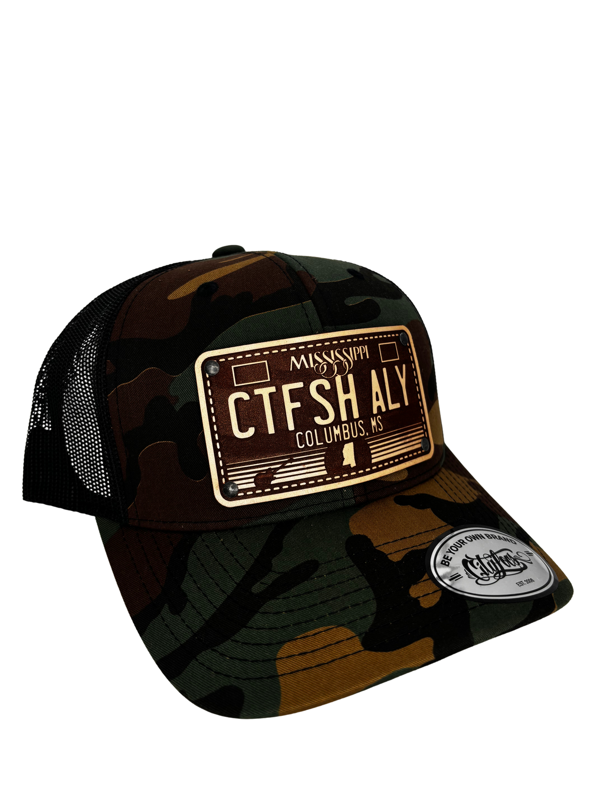 Catfish Alley License Plate Trucker Hat