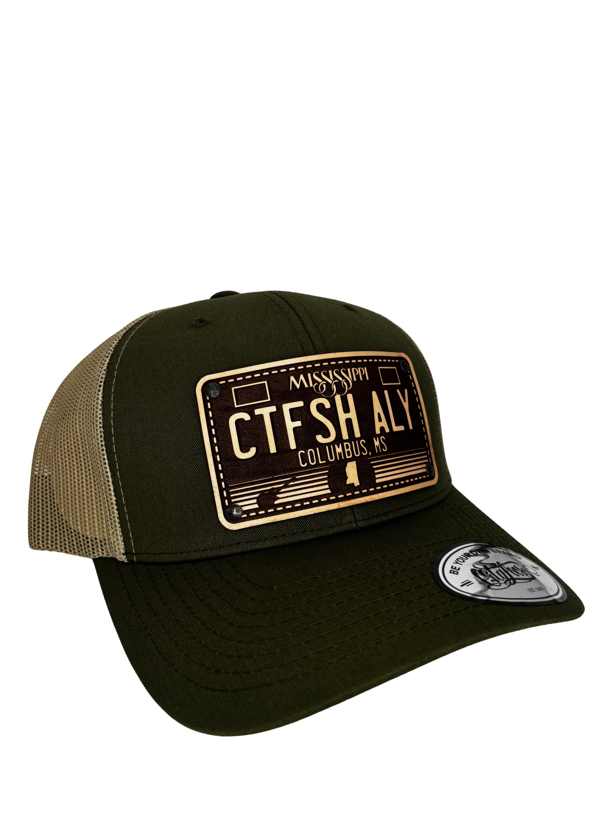 Catfish Alley License Plate Trucker Hat